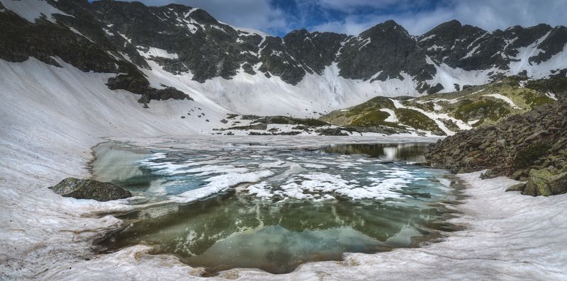 аркасара, архыз, аркасарское, дуккинские озера, кавказ, кчр, карачаево-черкесия Аркасарское озеро с востокаphoto preview