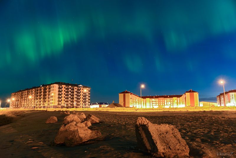 северное сияние, полярное сияние, заполярье, aurora borealis, polar lights photo preview