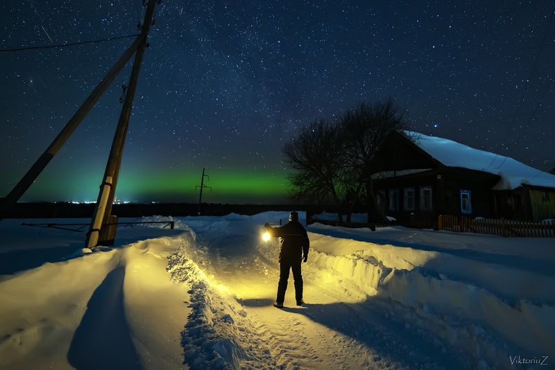 северное сияние, полярное сияние, заполярье, aurora borealis, polar lights photo preview