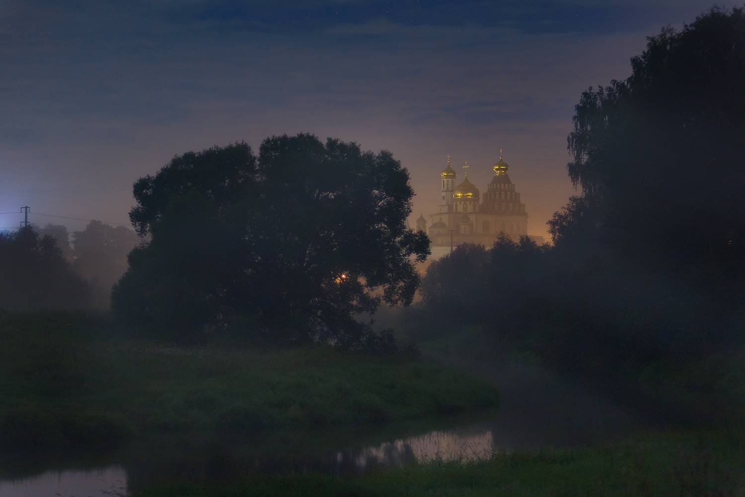 Лентяя ночь. Автор: Александр Стрельчук истра ночь подмосковье, Александр Стрельчук