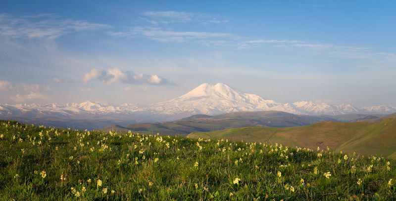 эльбрус, кавказ, горы Доброе утро.... фото превью