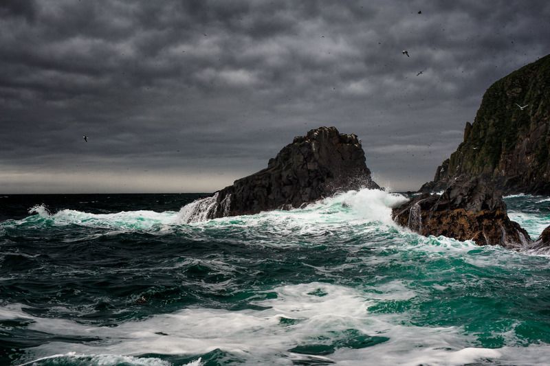 океан, вода, скалы, пена, волны, брызги Море волнуется...photo preview