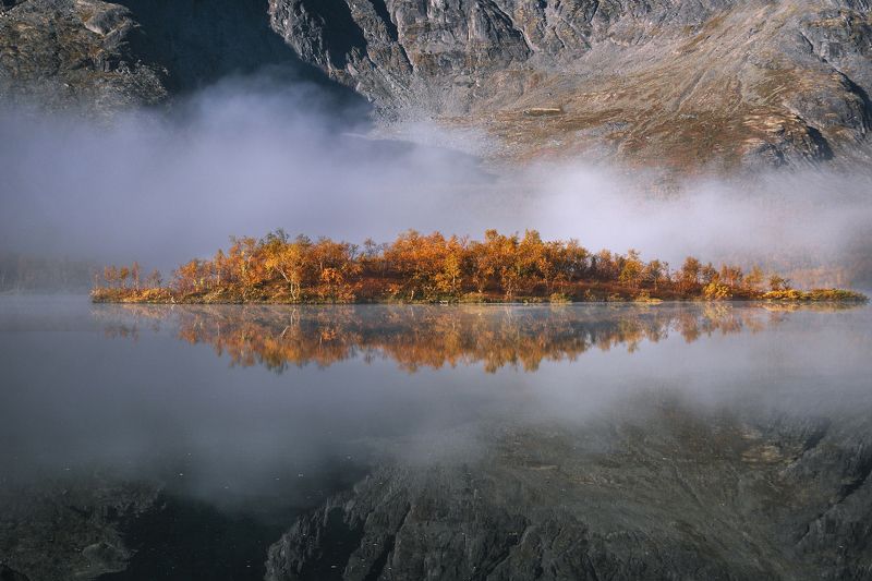 кольский, мурманская, хибины, вудъявр, осень, озеро Сентябрь на Вудъявреphoto preview