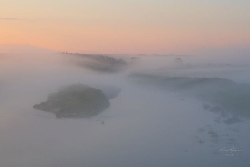 унжа, кологрив, река, туман, рассвет, костромскаяобласть, кологривскийрайон Мистика туманов. Рассвет на Унжеphoto preview