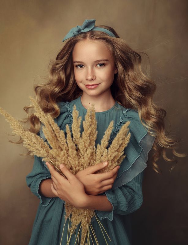 Детский студийный портрет photo preview