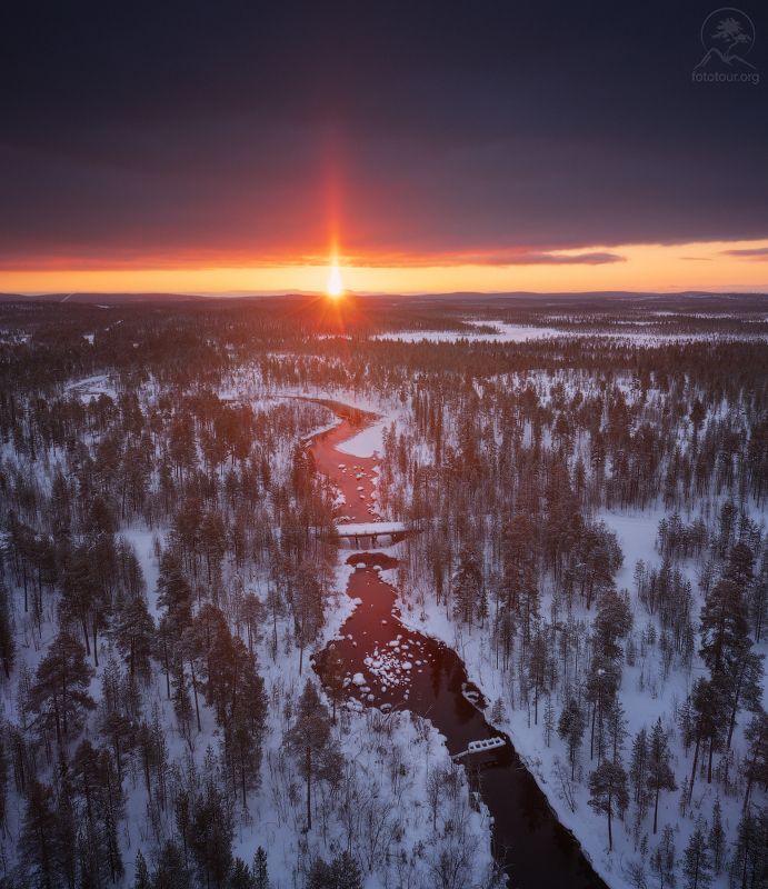 кольский, зима, фототур на кольский, мурманская область, рассвет, речки, зимний кольский Ворваться в зимнее утро фото превью