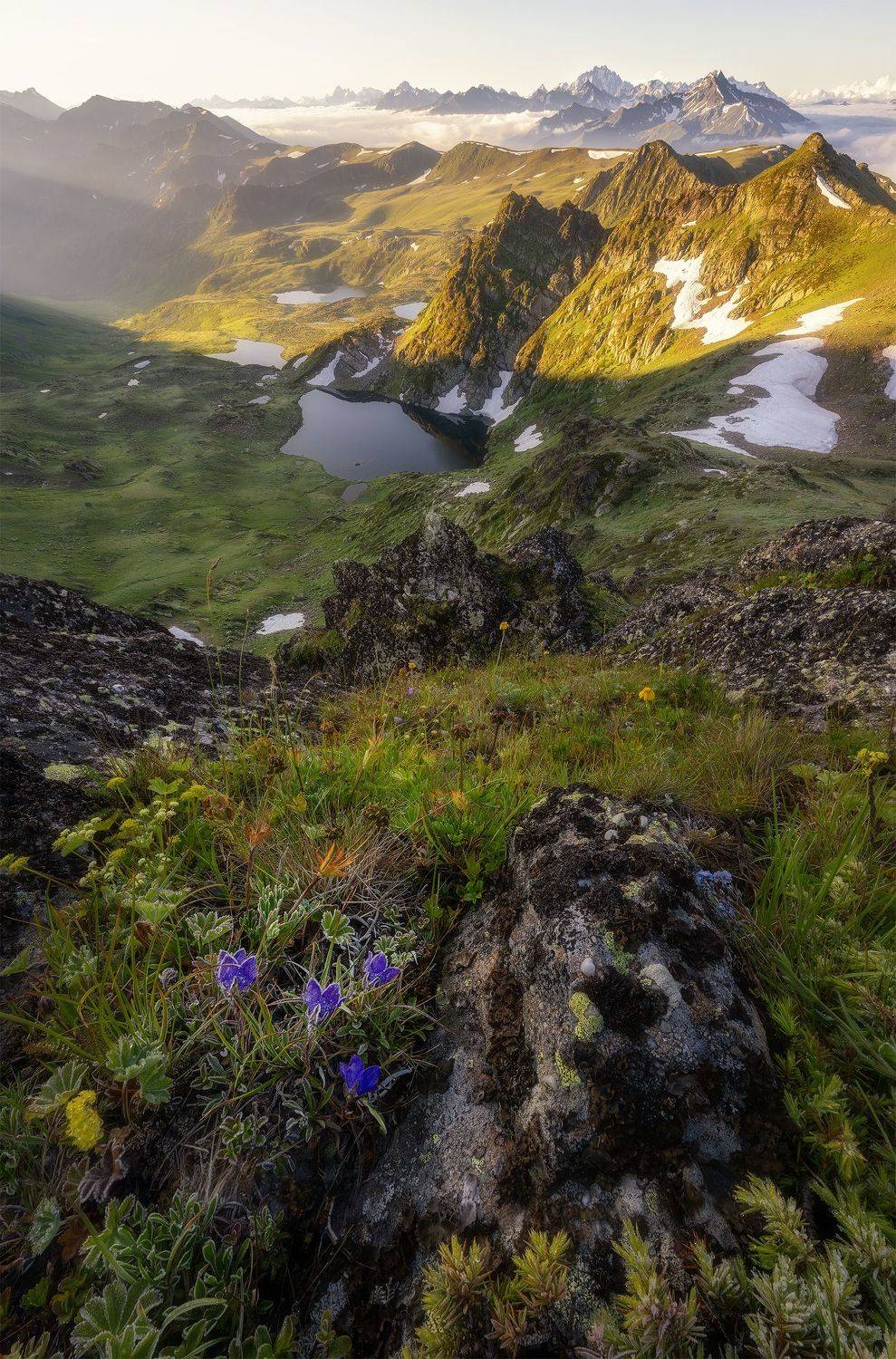 россия, кчр, кавказ, пейзаж, природа, горы, озера, загеданские озера, ангарский озера, рассвет, сергейалтушкин, Sergey Altushkin