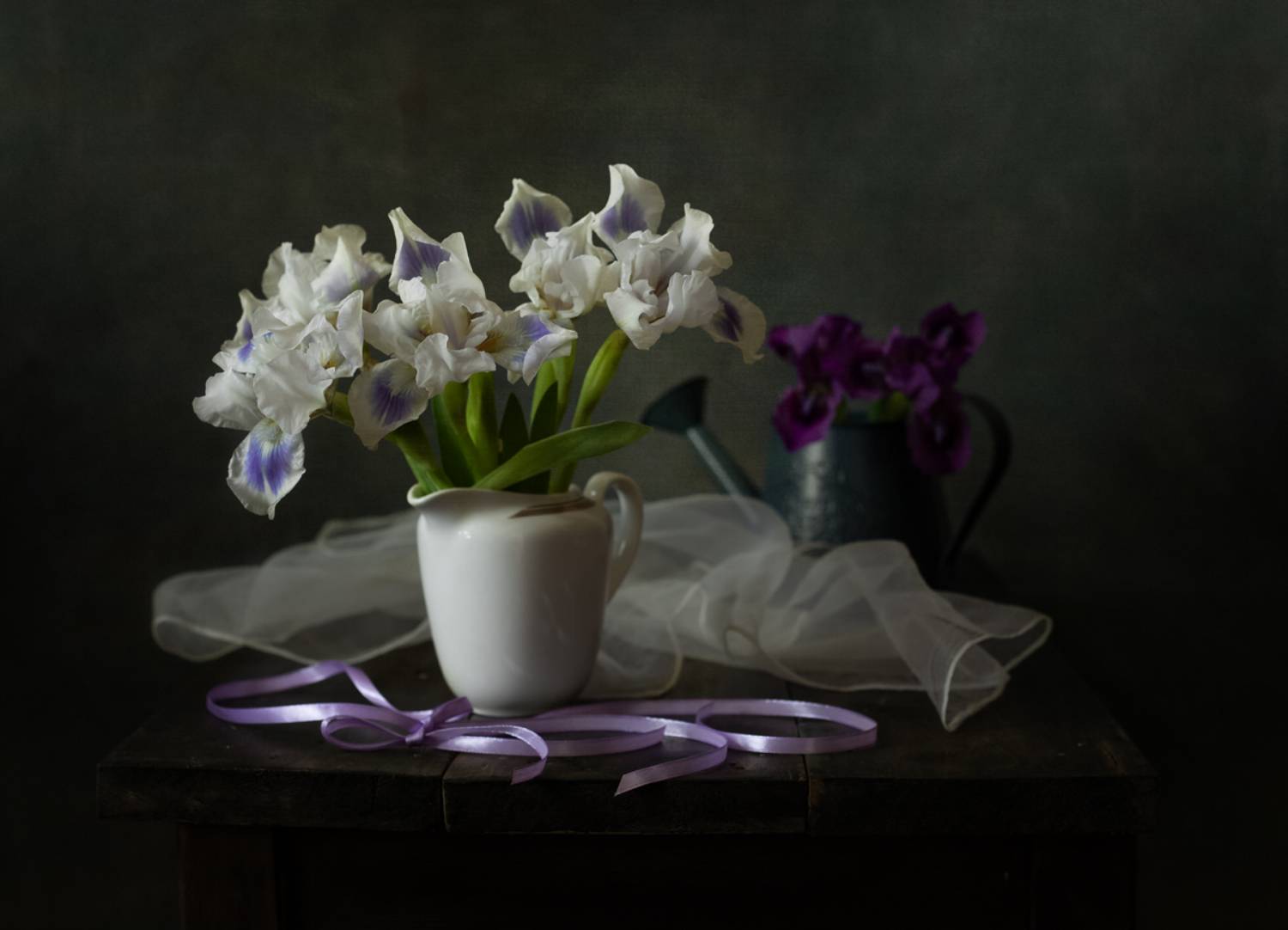 Ирисы. Автор: Оля натюрморт, цветы, ирисы, Оля