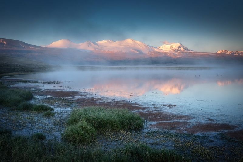алтай, горный алтай, республика алтай, горы, лето в горах, горное озеро, плато укок, укок, плоскогорье укок, табын-богдо-ола, горный массив, кош-агачский район, рассвет в горах, оопт, зона покоя укок Легкое касание Укокаphoto preview