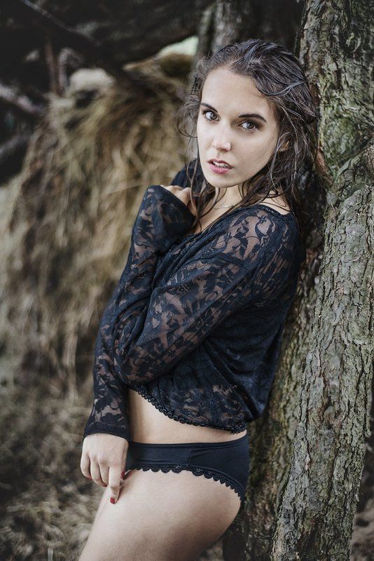 portrait, beauty, girl, polishgirl, fashion, water, dark, summer, ree Sandraphoto preview