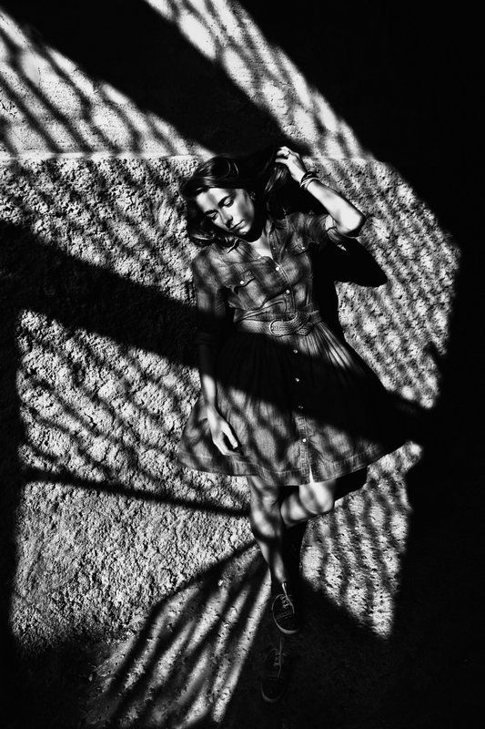 девушка, тени, контраст, эмоции, photo preview