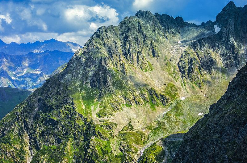 Горы, Скалы, Архыз, Кавказ, София Скальные отрогиphoto preview