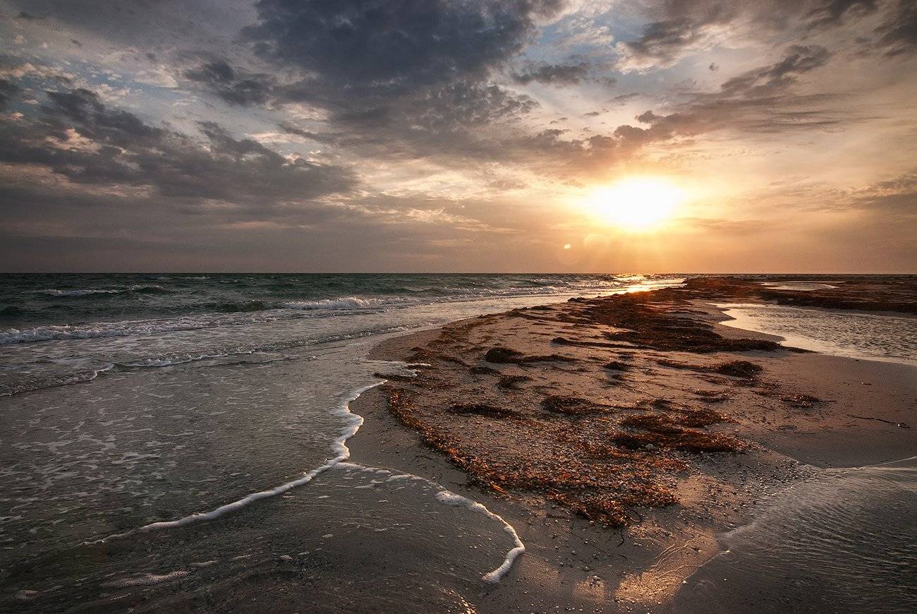 Morning sea. Автор: flyman Берег, Коса, Море, Утро, flyman