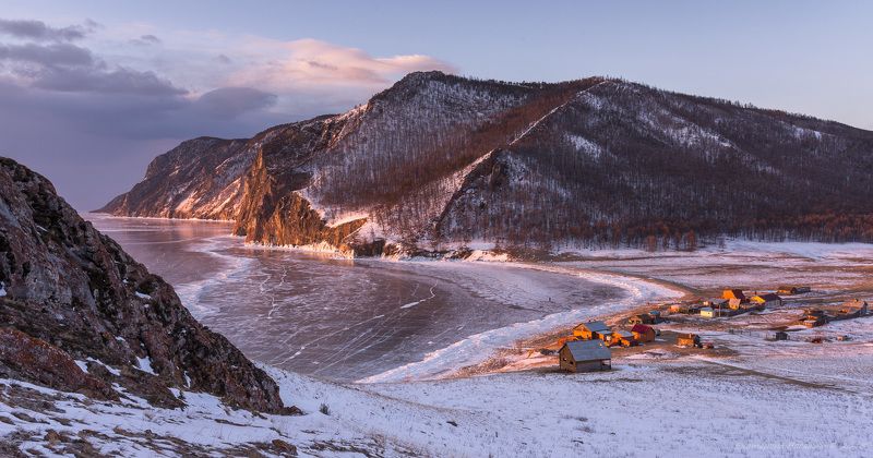 байкал, узуры, рассвет, утро, зима, россия, путешествия С добрым утром!photo preview