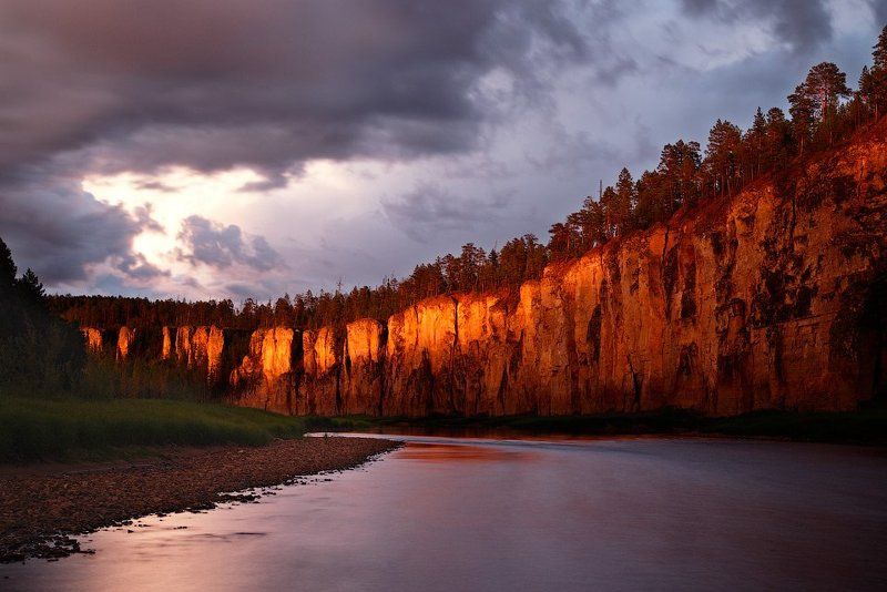 Река Синяя, Синские столбы, Якутия The Wallphoto preview