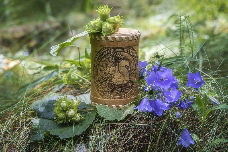 натюрморт, лес, лето, пленэр,  Летние лесные историиphoto preview