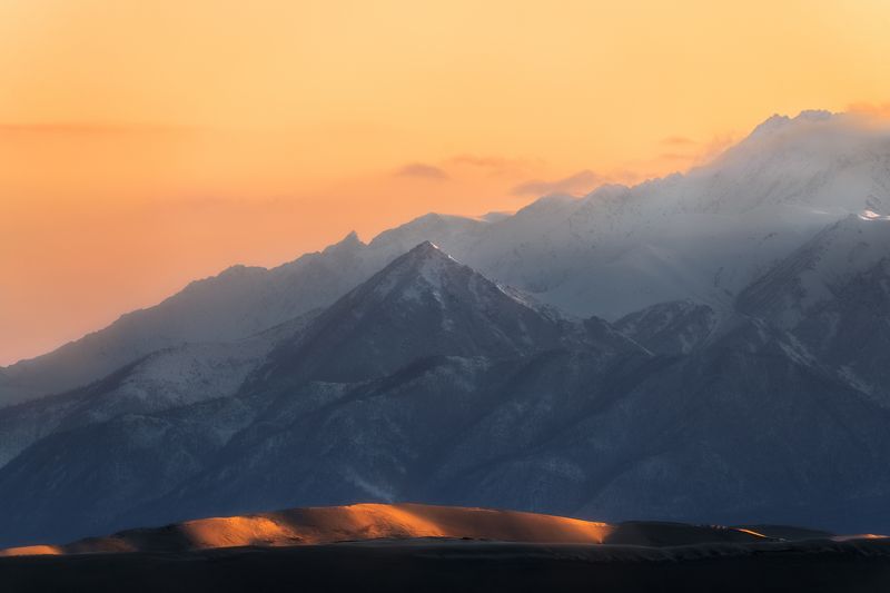 Чарская пустыня, Чара, пейзаж, mountains, Кодар, пустыня, горы, Забайкалье, бархан, песок, landscape, desert photo preview