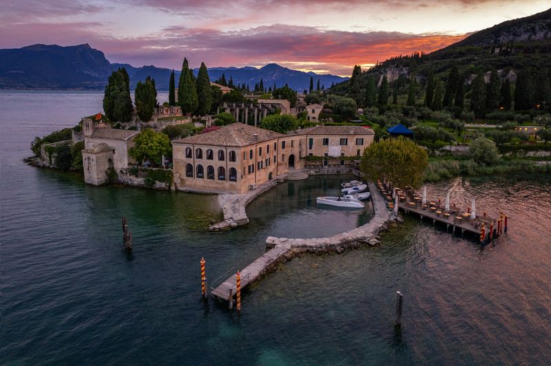 sunrise, lago di garda, italy, dji mavic air 2s, dji, mavic Sunrise in Lago di Gardaphoto preview