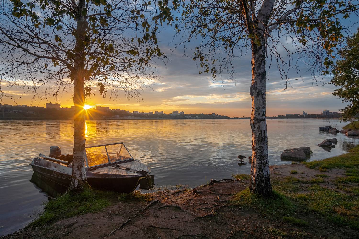 Летний закат на берегу Ангары. Автор: Тильпунов Михаил иркутск, ангара, закат, Тильпунов Михаил