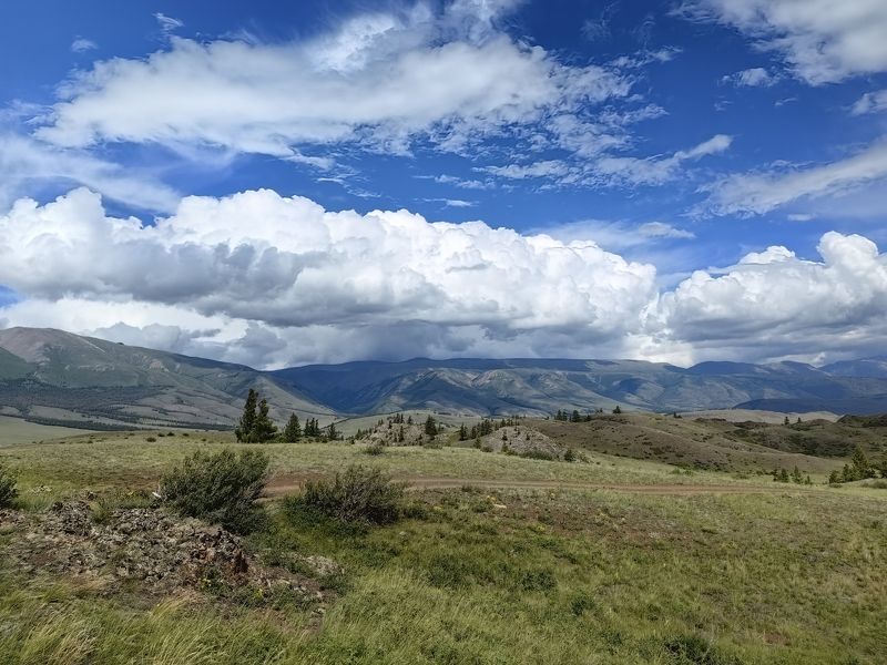 природа,алтай,горы,небо,облака,лето Облака над горамиphoto preview