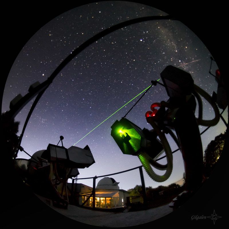 астрофото фишай Ночная вахта (серия). На страже мирного космоса.photo preview