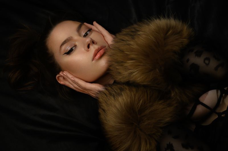 в белье, белье, гламур, женский портрет, девушка, girl, fashion, lingerie, woman, leo Леопардаphoto preview