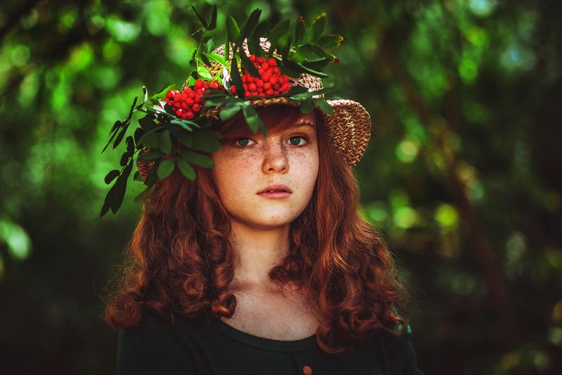 веснушки, рыжая Веснушкиphoto preview