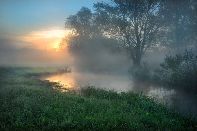 Река, Туман, Уды, Утро Утро на реке...photo preview