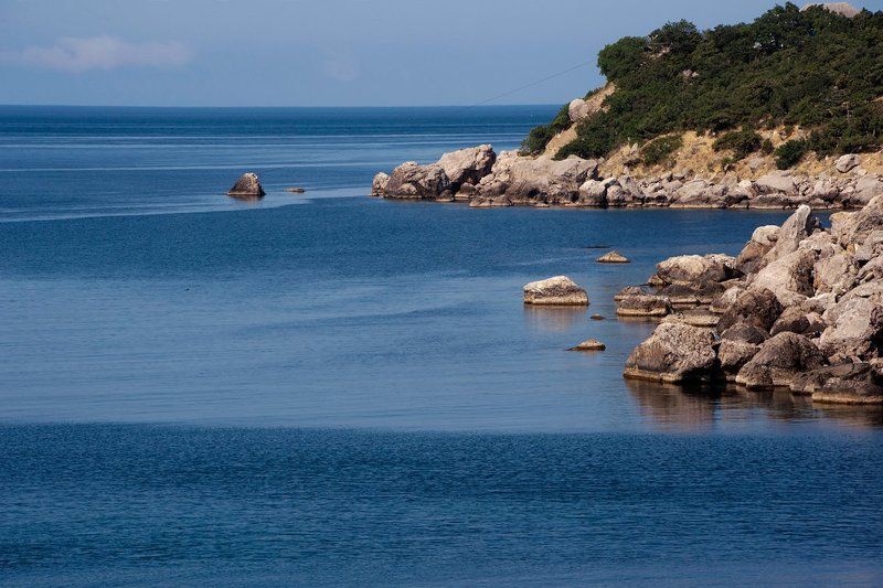 море, чёрное море, крым, бухта ласпи, вода, волны, блики, день, вечер Pro Ласпи день за днёмphoto preview