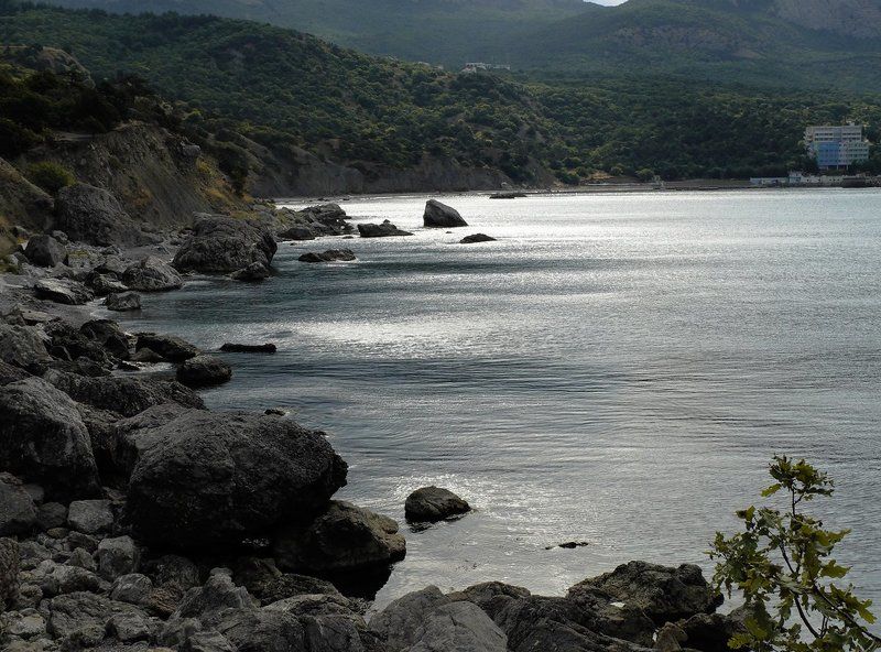 чёрное море, крым, ласпи, вода, блики Триптих pro Ласпиphoto preview