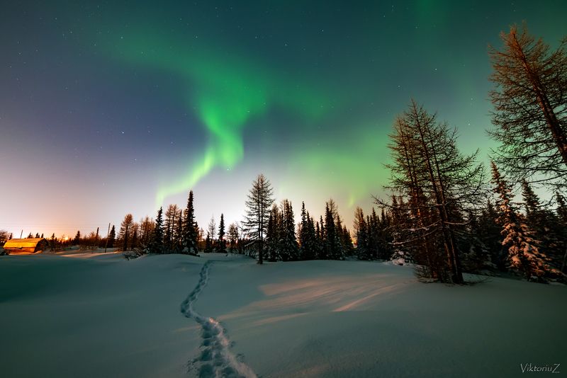 северное сияние, полярное сияние, заполярье, aurora borealis, polar lights photo preview