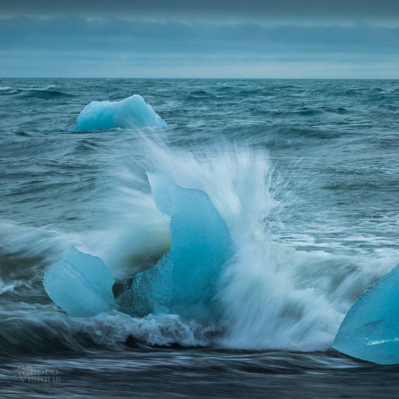 iceland,sea,shore,beach,diamond beach,coast,waves,glacier ice, On the Diamond Beachphoto preview