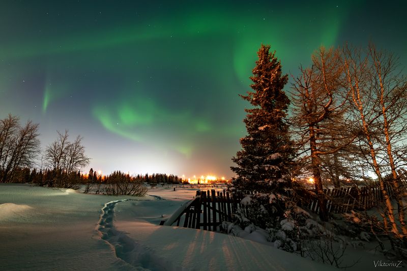 северное сияние, полярное сияние, заполярье, aurora borealis, polar lights photo preview