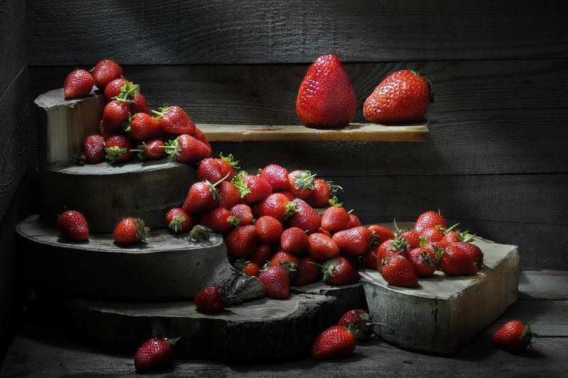 ягоды, клубника, земляника, еда, дача, сад, огород, Король с королевой.photo preview