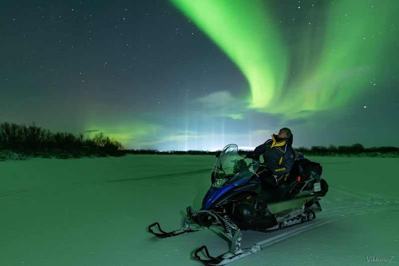 северное сияние, полярное сияние, заполярье, aurora borealis, polar lights photo preview