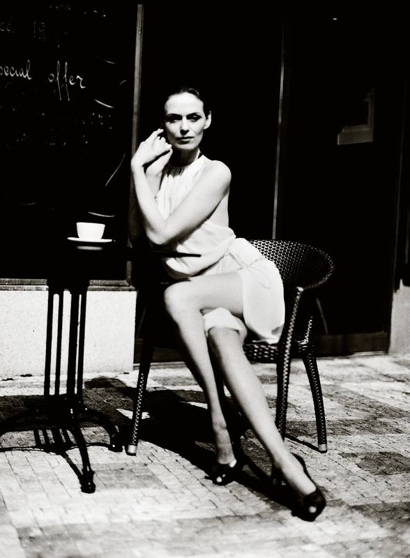 Monochrome, Black and White, fashion, Femmefatale, Story of sunny morningphoto preview