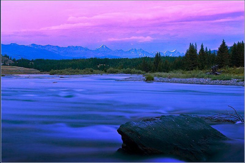 алтай, северо-чуйский хребет, коксу, закат, река, зырянов Экспедиция к р. Коксуphoto preview