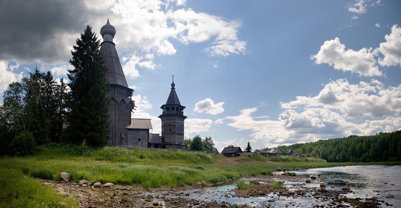 церковь, николая, чудотворца, (1696г), деревня, согиницы, (ленинградская обл.) Церковь Николая Чудотворца (1696г) фото превью