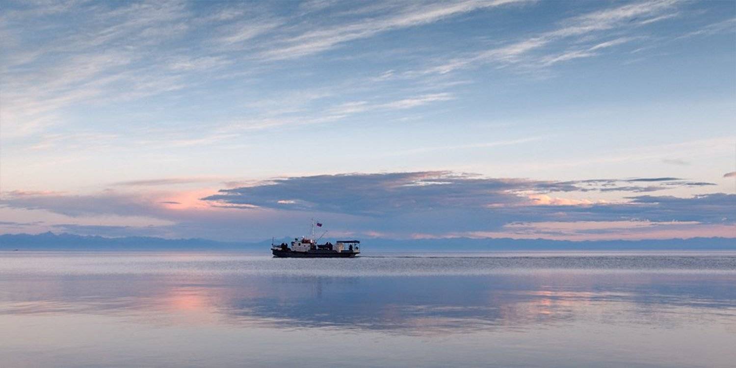 байкал, хамар-дабан, катер, закат, 2009, Kaiser Sozo