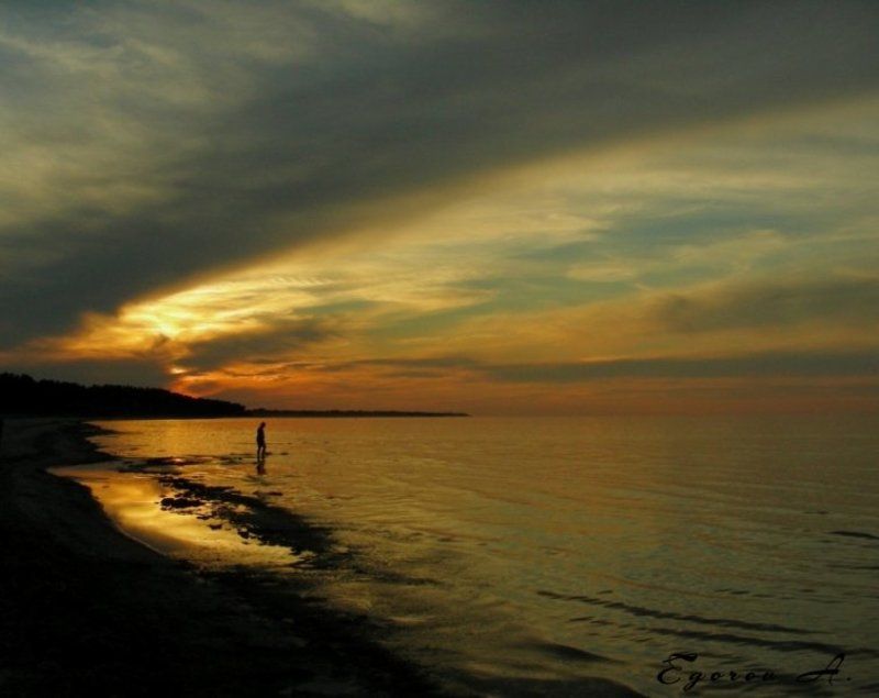 рижский залив, юрмола Закатphoto preview