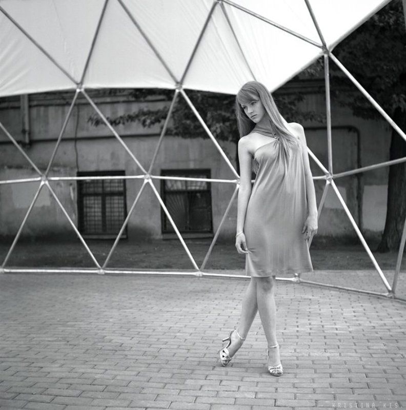 girl, bw, portrait, yashica ...photo preview