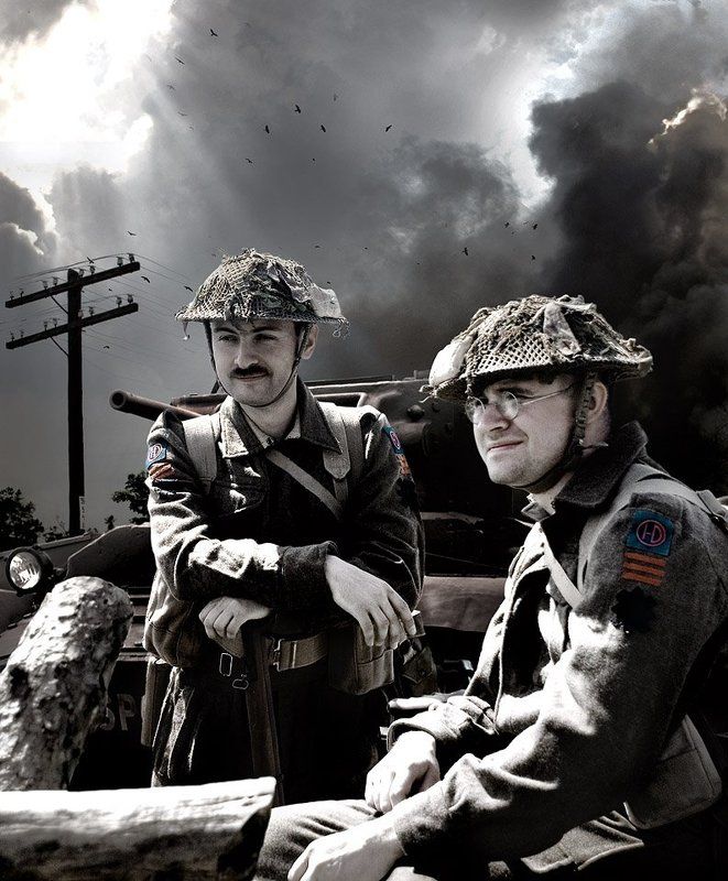 война, танк, солдаты Англия... вторая мировая...photo preview