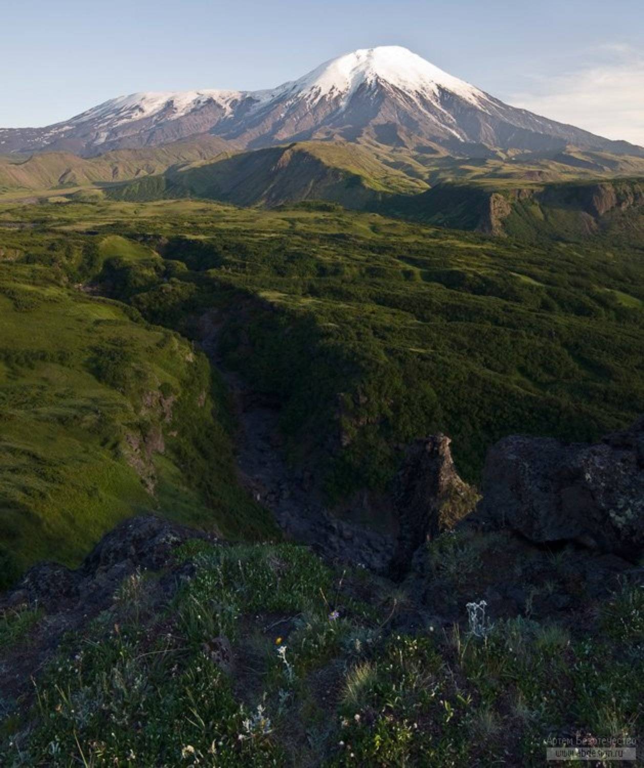 камчатка, вулкан, плоский толбачик, острый толбачик, Артем Безотечество
