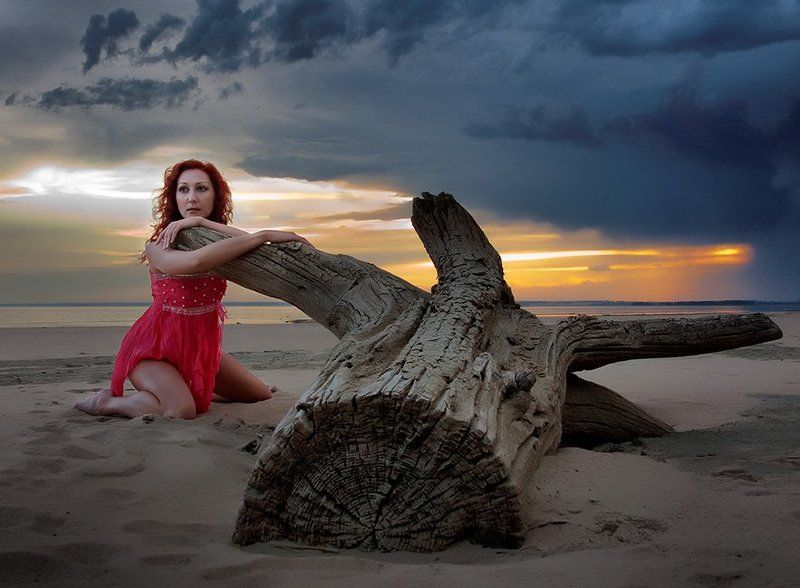 закат, море, каракан о Солнце, Море и поверженном Гиганте...photo preview