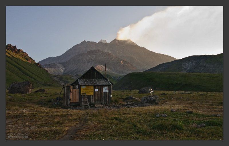 камчатка, вулкан, безымянный, камень Раннее утро у Безымянногоphoto preview