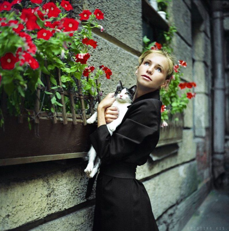 girl, portrait, yashica ...photo preview