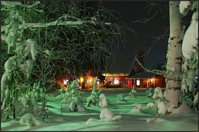 зима, , , снег, , , лапландия, , , швеция, , , сказка, , , иней Домик гномовphoto preview