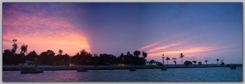 Закат над островом Маамигилиphoto preview