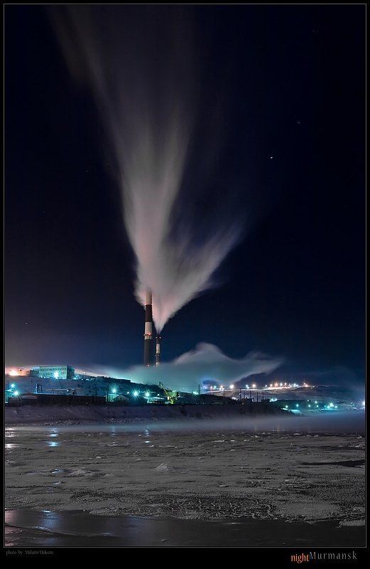 мурманск Night Cityphoto preview
