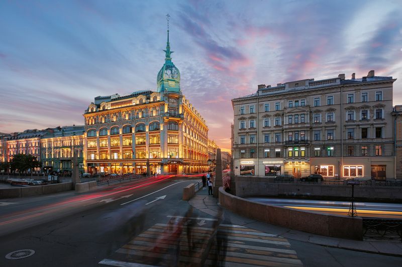 город, пейзаж, петербург У Красного мостаphoto preview